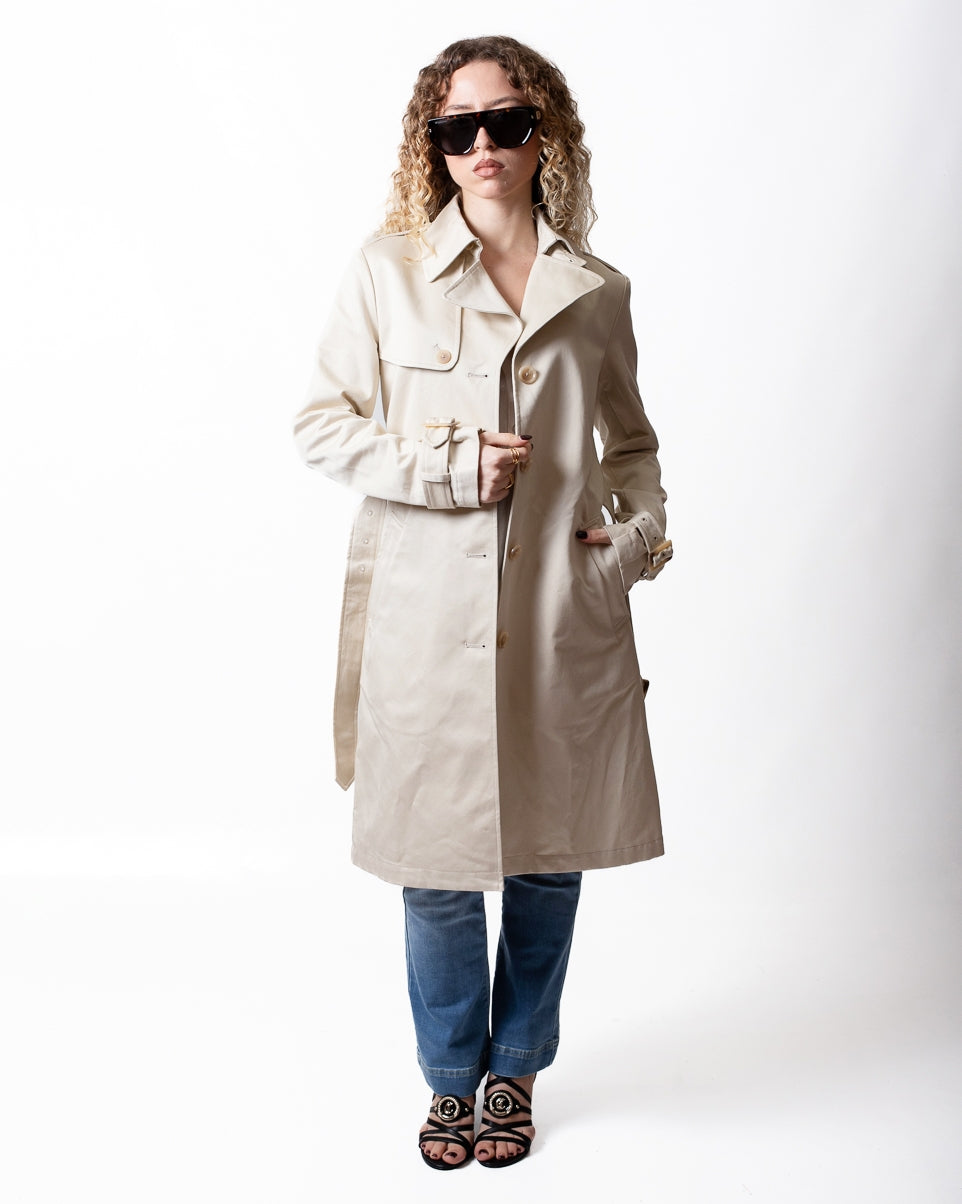 Trench Add monopetto in cotone donna