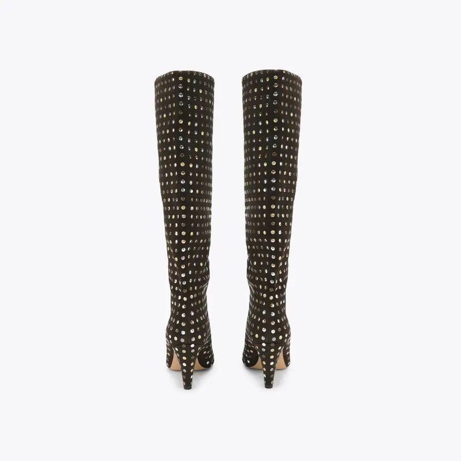 Stivali Kurt Geiger "Lambeth Boot Slouchy" in suede con borchie