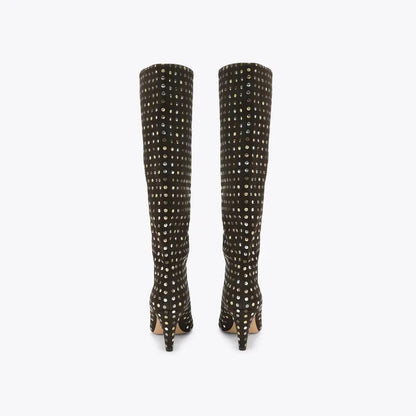 Stivali Kurt Geiger "Lambeth Boot Slouchy" in suede con borchie