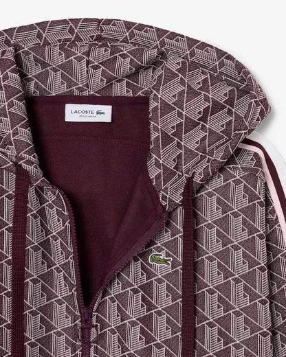 Felpa Lacoste fullzip con cappuccio donna