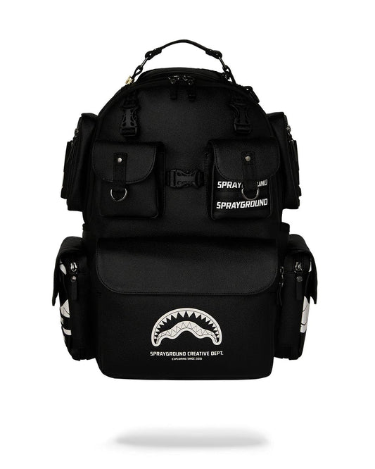 Zaino Sprayground nero "Night Osaka payload cargo blk backpack"