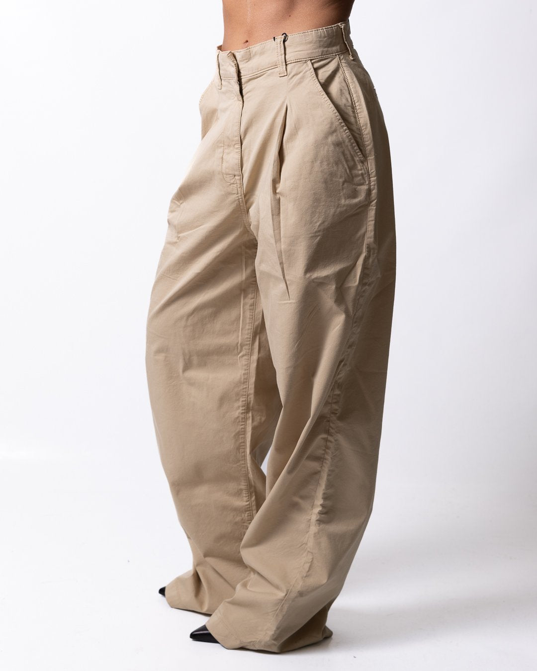 Pantalone Tommy Jeans wide leg chino donna