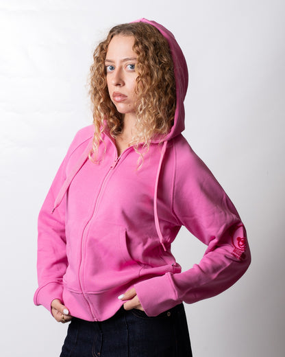 Felpa Moschino Underwear fullzip con cappuccio e Teddy donna