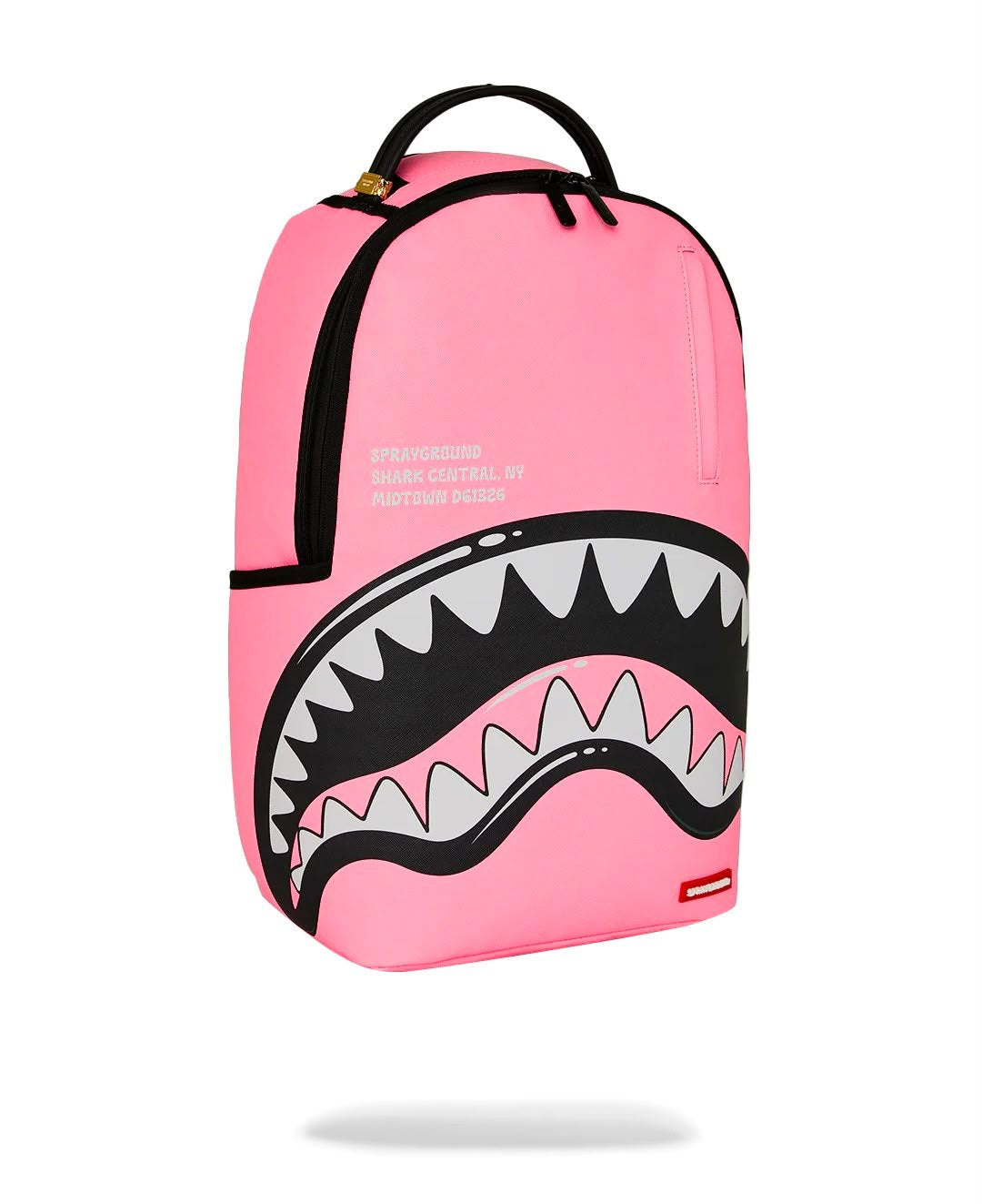 Zaino Sprayground fucsia SHARK CENTRAL PINK EMBROIDERED SHARK BACKPACK
