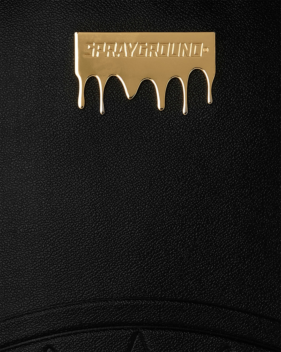 Zaino Sprayground nero GOLD DRIP LOGO DLXSV BACKPACK 