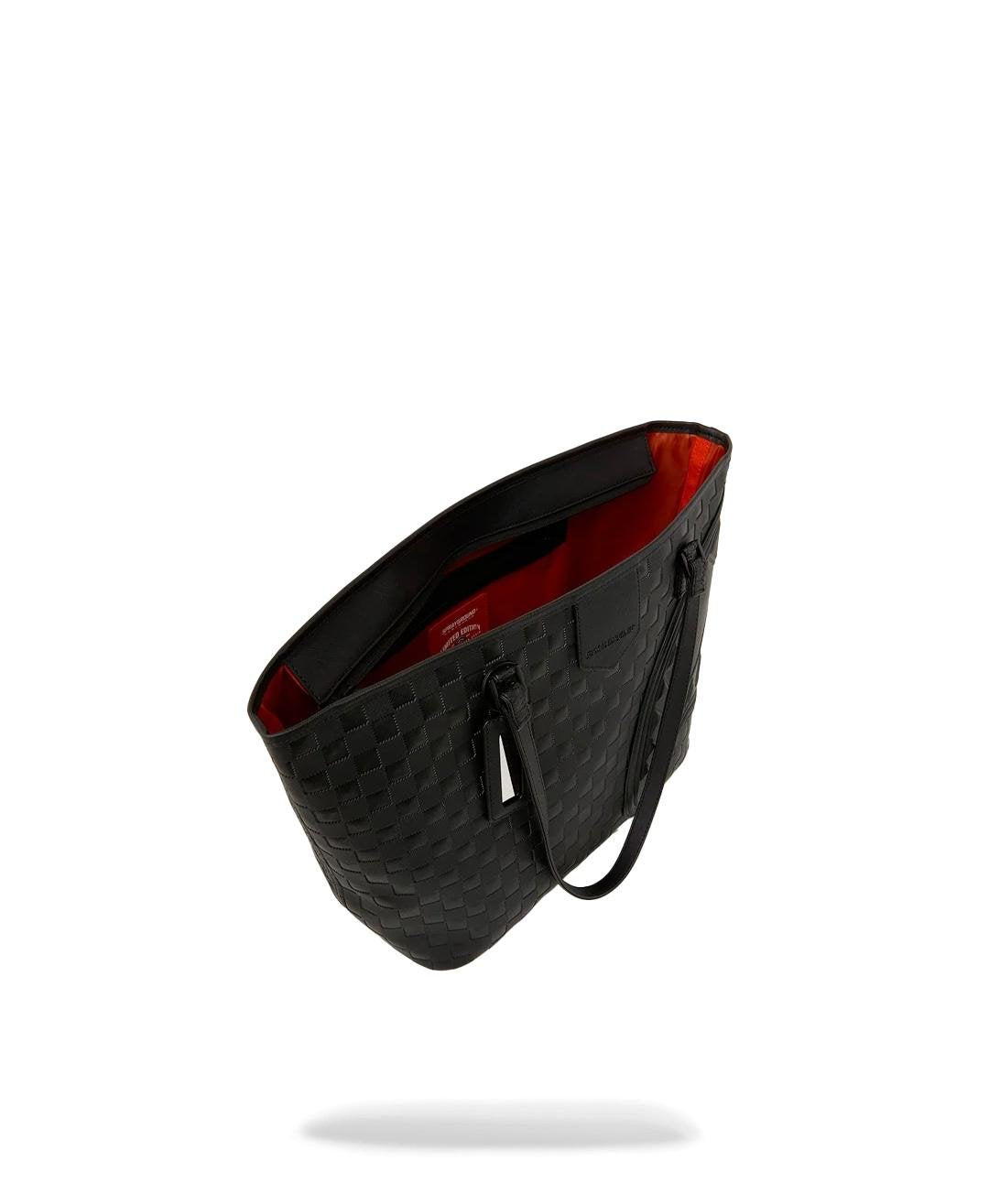 Borsa Sprayground nero RAISED CHECK TOTE