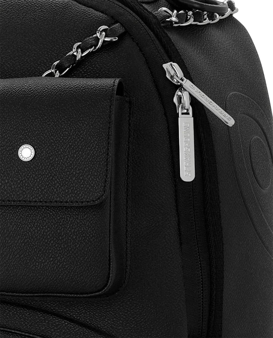 Zaino Sprayground nero HANGING POCKETS SHARK BACKPACK