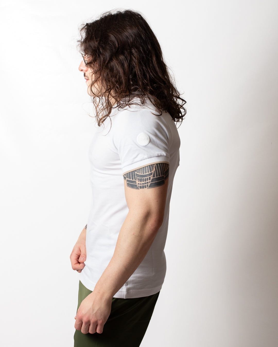 T-Shirt Colmar "Monday" slim in piquet uomo