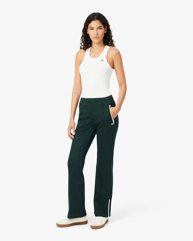 Pantalone Lacoste in nylon con zip donna