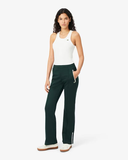 Pantalone Lacoste in nylon con zip donna