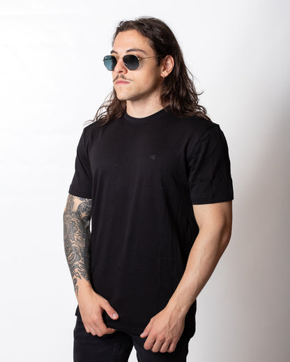 T-Shirt Calvin Klein in jersey con ricamo CK uomo