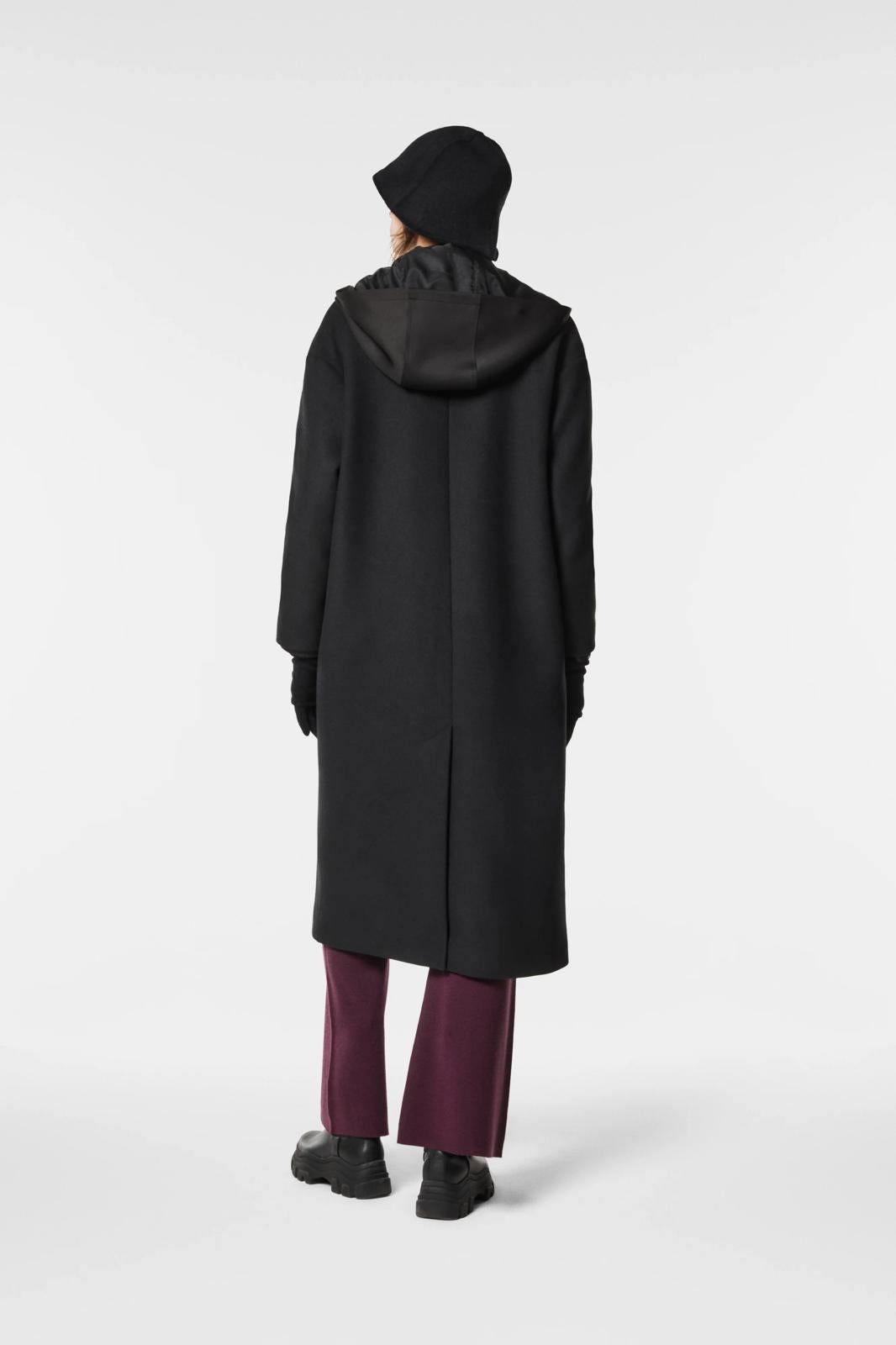 Cappotto Nenette monopetto in misto lana donna