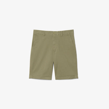 Bermuda Lacoste chino slim uomo