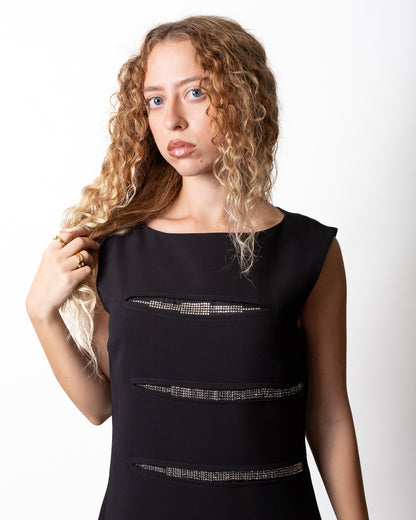Abito John Richmond con tagli e strass donna