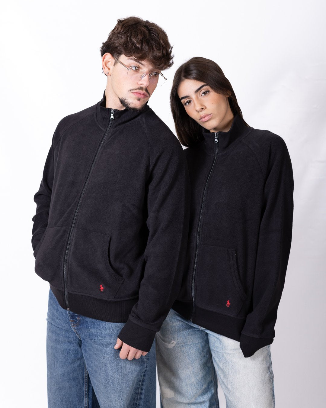 Felpa Polo Ralph Lauren full zip con iconico logo ricamato
