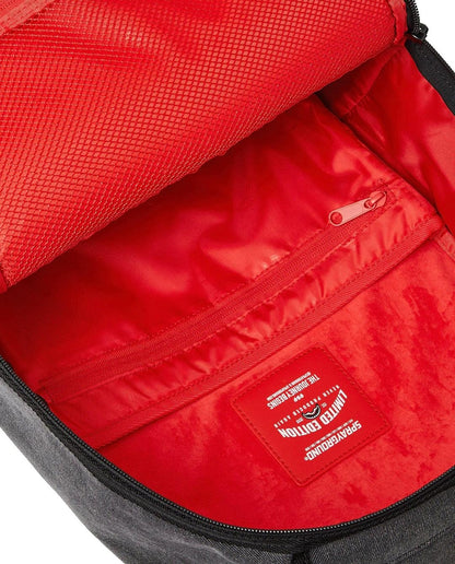 Zaino Sprayground nero Shark central painted dlxs backpack