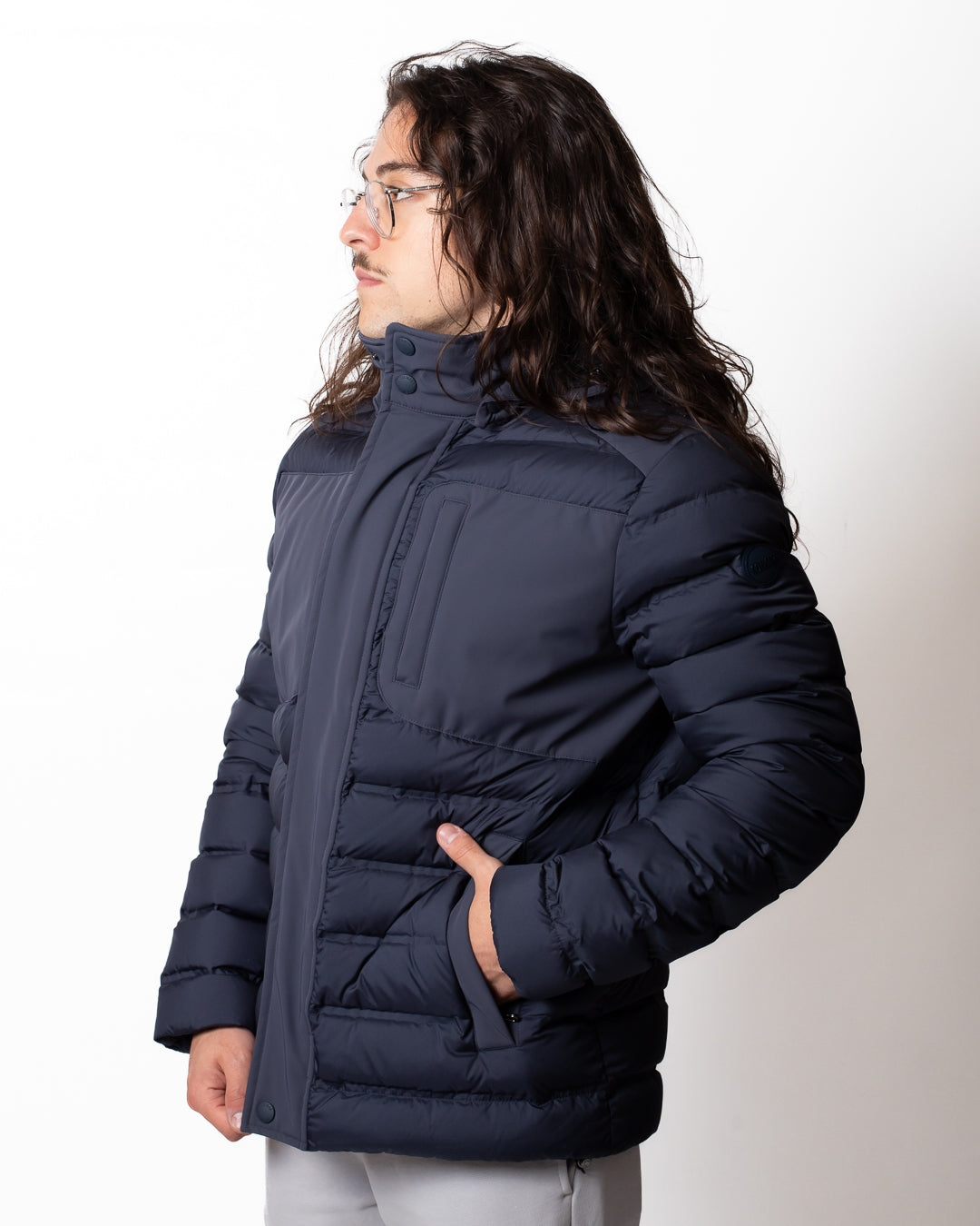 Giubbotto Colmar "Durability" con dettagli in nylon uomo