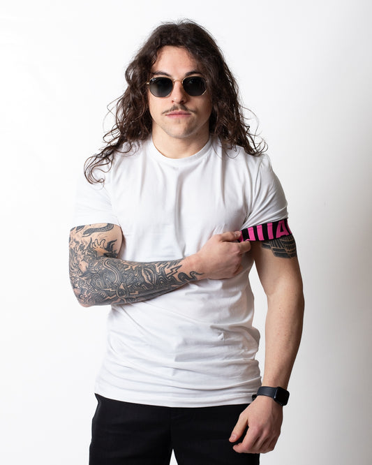 T-Shirt Dsquared2 con fascia logata uomo