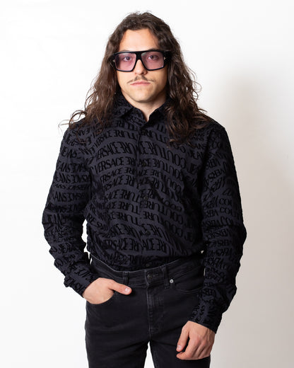 Camicia Versace Jeans Couture "Logomania" uomo