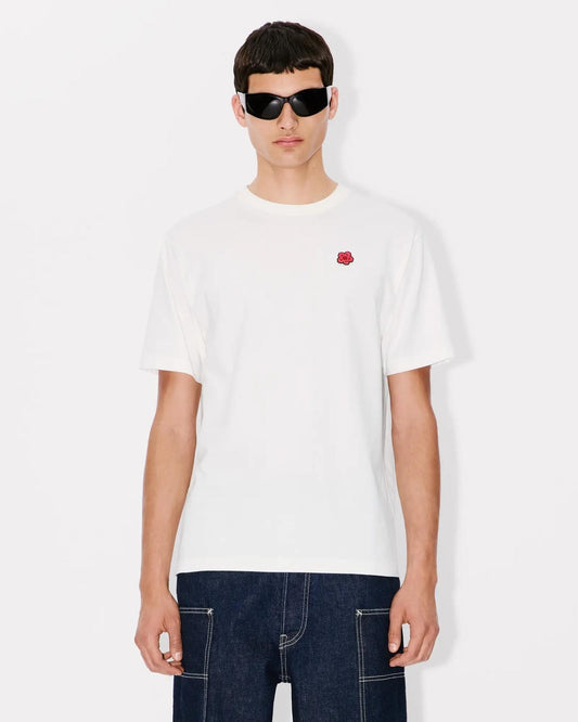 T-Shirt Kenzo con logo boke flower in ricamo