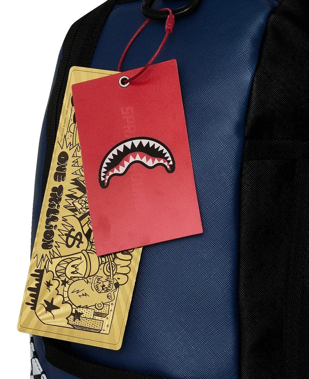 Zaino Sprayground blu ICHIMATSU-MOY? WARP CHECK SHARK BACKPACK
