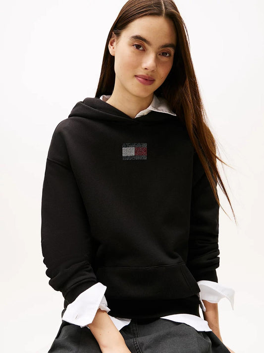 Felpa Tommy Jeans "Party Flag" donna