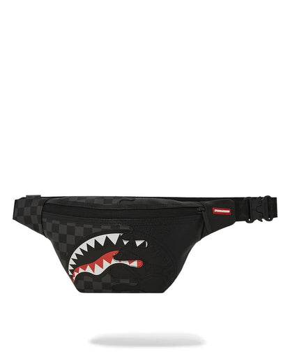 Marsupio Sprayground nero unfinished savvy crossbody