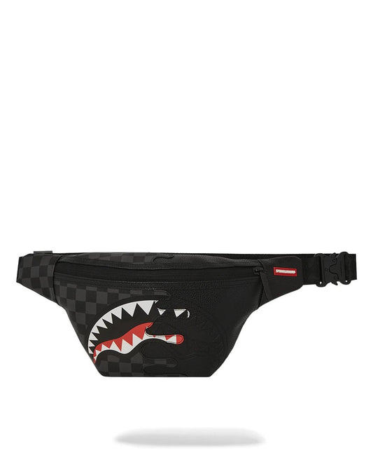Marsupio Sprayground nero unfinished savvy crossbody