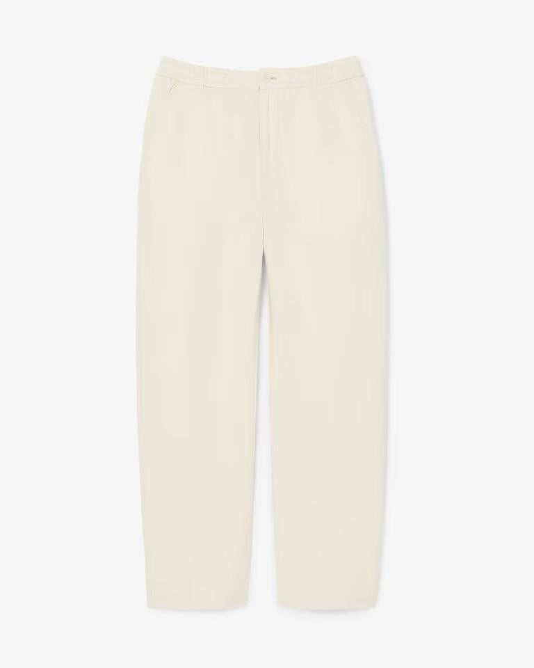 Pantalone Lacoste regular in misto lino uomo