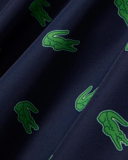 Boxer mare Lacoste con logo all-over uomo