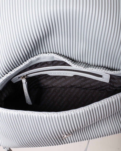 Borsa John Richmond in pliss&egrave; con manico e tracolla donna