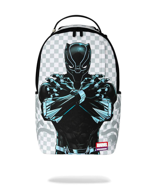 Zaino Sprayground bianco MARVEL  WAKANDA FOREVER WHITE CHECK BACKPACK
