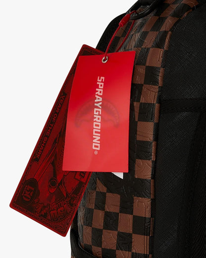 Zaino Sprayground marrone "CHECK 2 EMBOSS BACKPACK"