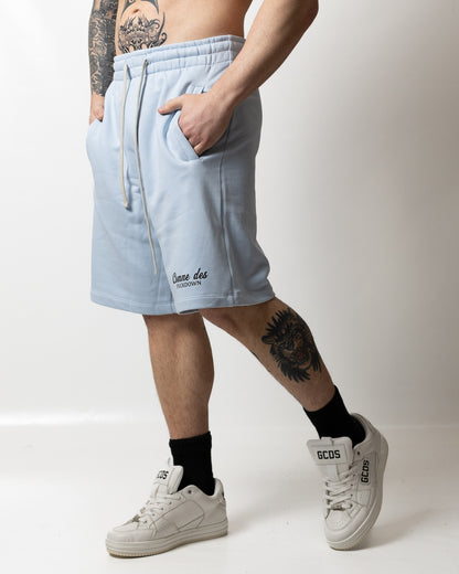 Bermuda Comme des Fuckdown in felpa con stampe uomo