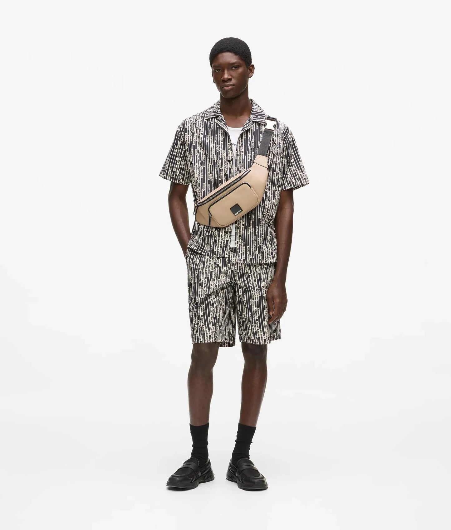 Short Karl Lagerfeld Jeans con stampa all-over uomo