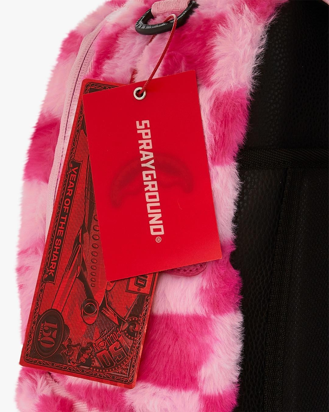 Zaino Sprayground fucsia "PINK FUR CHECK BACKPACK"
