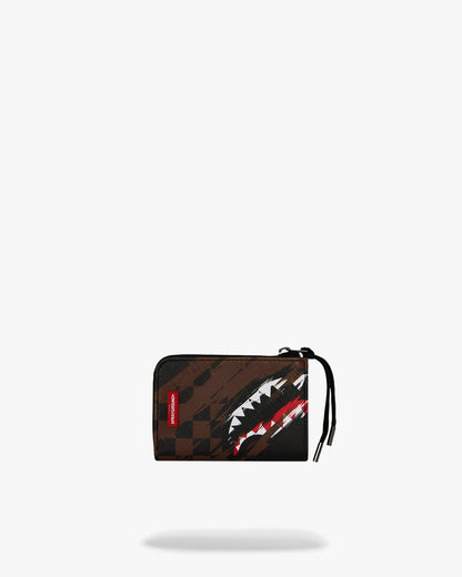 Portafoglio Sprayground marrone SMEARED GRUNGE WALLET 