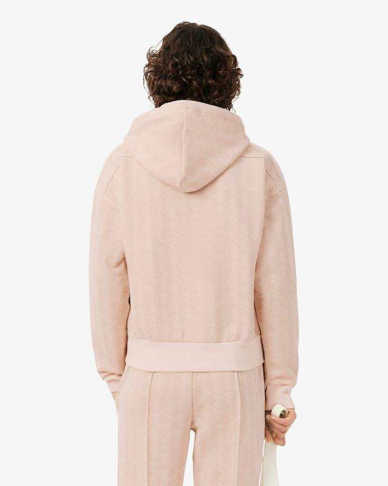 Felpa Lacoste fullzip con cappuccio donna