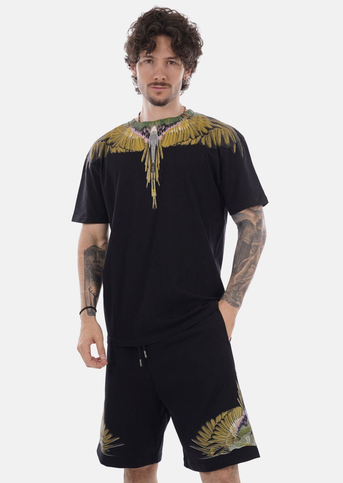T-Shirt Marcelo Burlon "Icon Wings Colorfull" uomo
