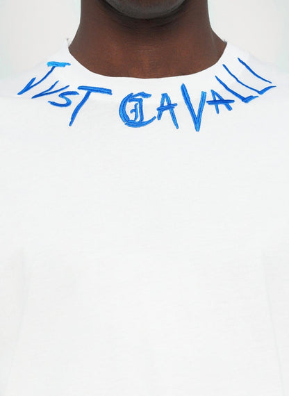 T-Shirt Just Cavalli "Logo Chain" uomo