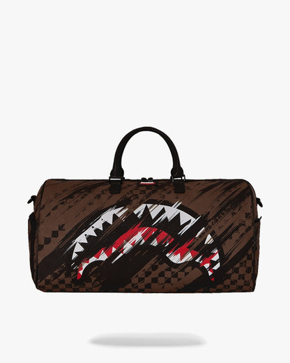 Borsone Sprayground marrone SMEARED GRUNGE LARGE DUFFLE