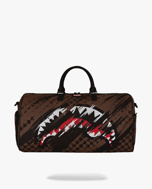 Borsone Sprayground marrone SMEARED GRUNGE LARGE DUFFLE