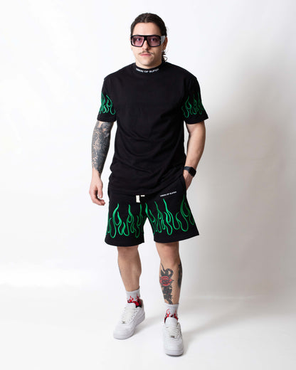 Bermuda Vision of Super "Green Flames" uomo