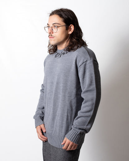 Maglia Just Cavalli girocollo con logo ricamato uomo
