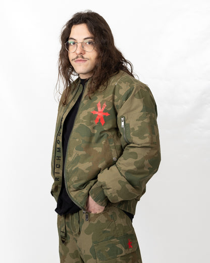 Giubbotto Richmond X bomber "Camo Logo" uomo