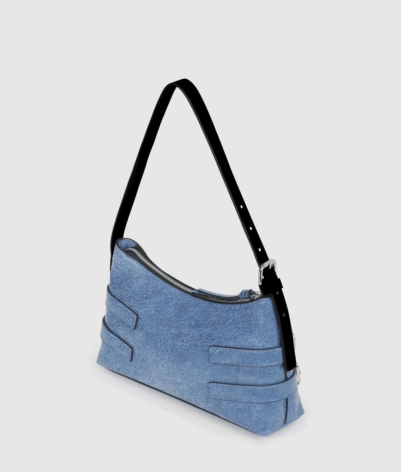 Borsa Karl Lagerfeld Jeans con stampa effetto jeans donna