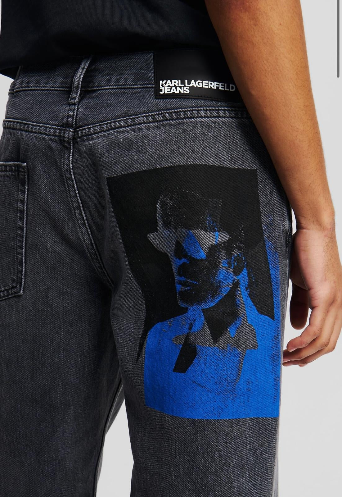 Jeans Karl Lagerfeld Jeans straight con stampa Karl uomo