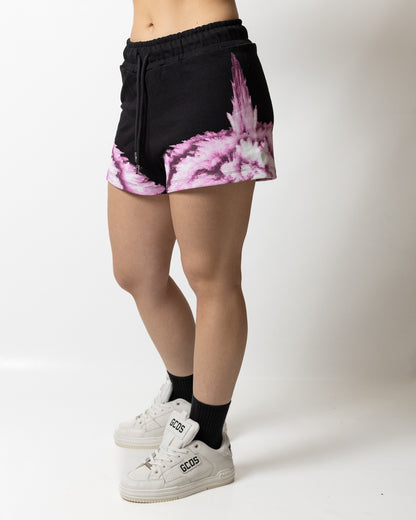 Short Marcelo Burlon in felpa "Icon Wings Colorfull" donna