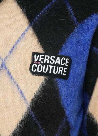 Maglia Versace Jeans Couture girocollo "Argyle" uomo