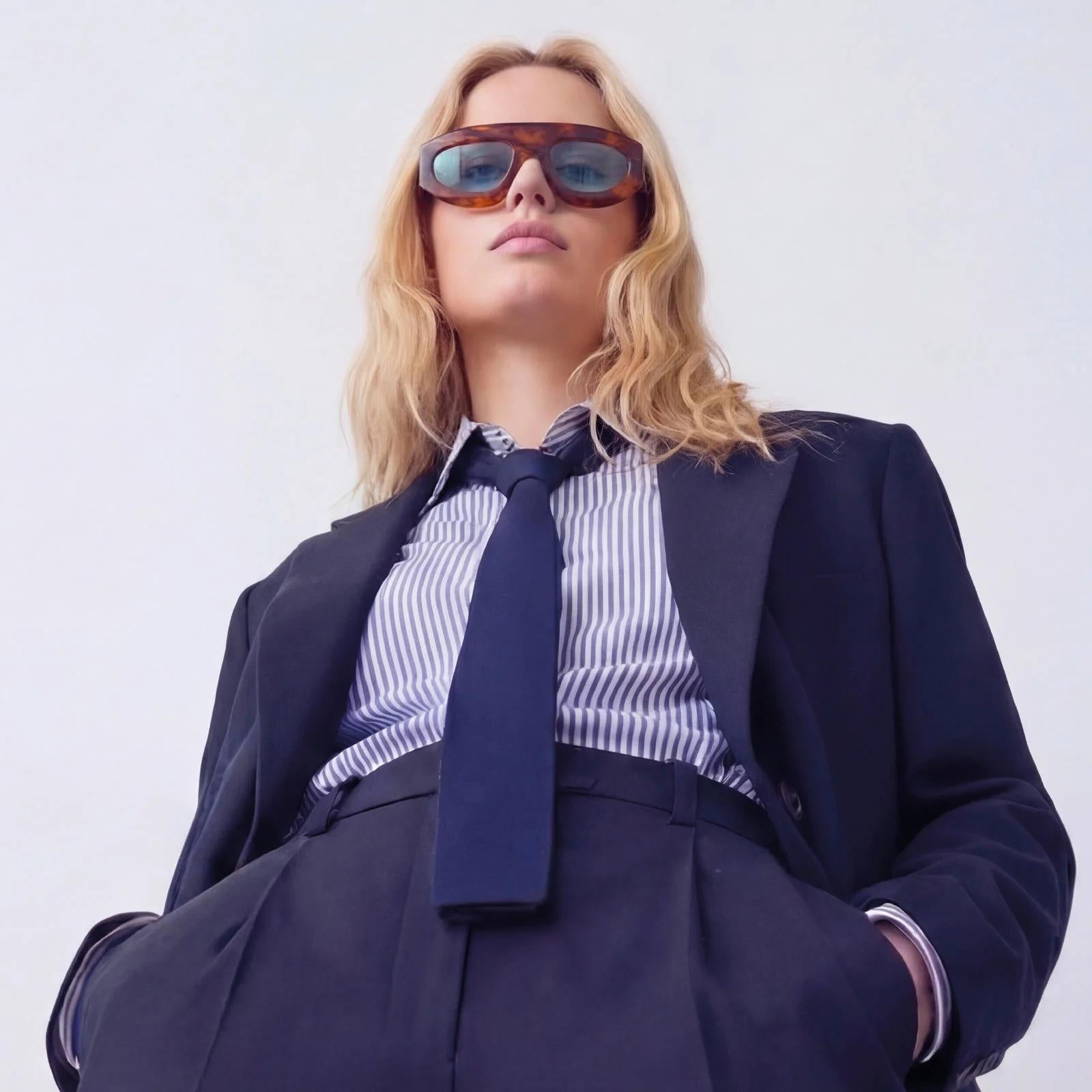 Occhiali OS Sunglasses Osaka havana blu  